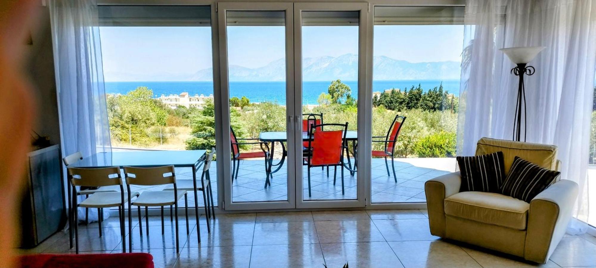 View Διαμερισμα Villa Loukissia Bagian luar foto